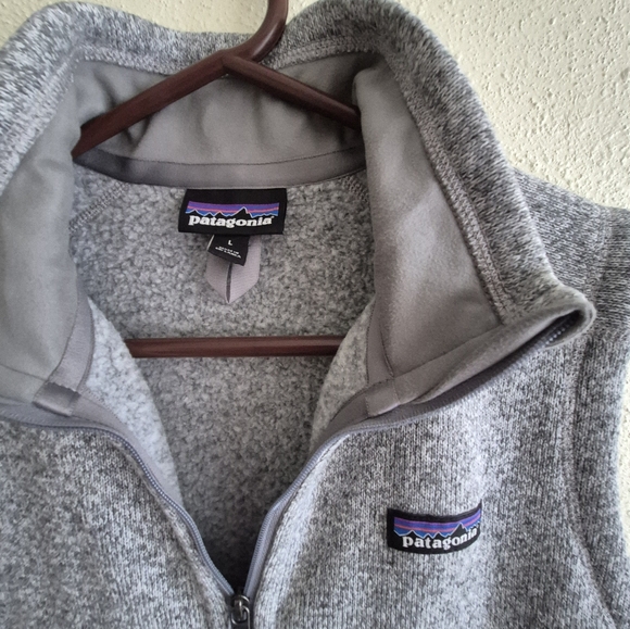 Patagonia Womens Better Sweater Gray Vest Size Large - Picture 2 of 5